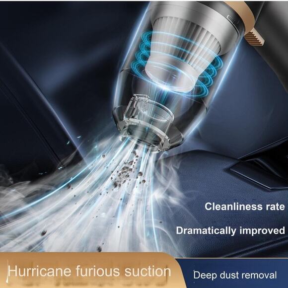 Wireless Car Vacuum Cleaner 98000Pa 120W Cordless Handheld Portable High power - Picture 4 of 8